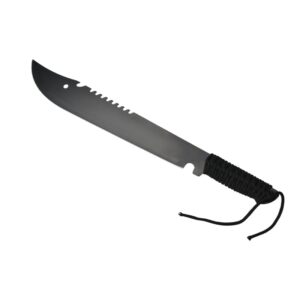 Practical outdoor rescue knife, survival hunting and camping knife, straight blade.