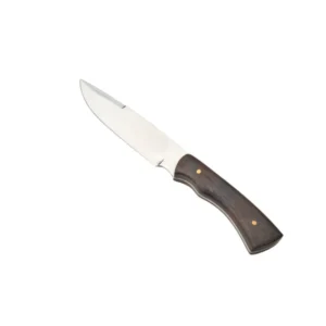 Retro-Style Hunting Gear with Wooden Handle — High-Hardness Stainless Steel Blade Camping Gear - F1