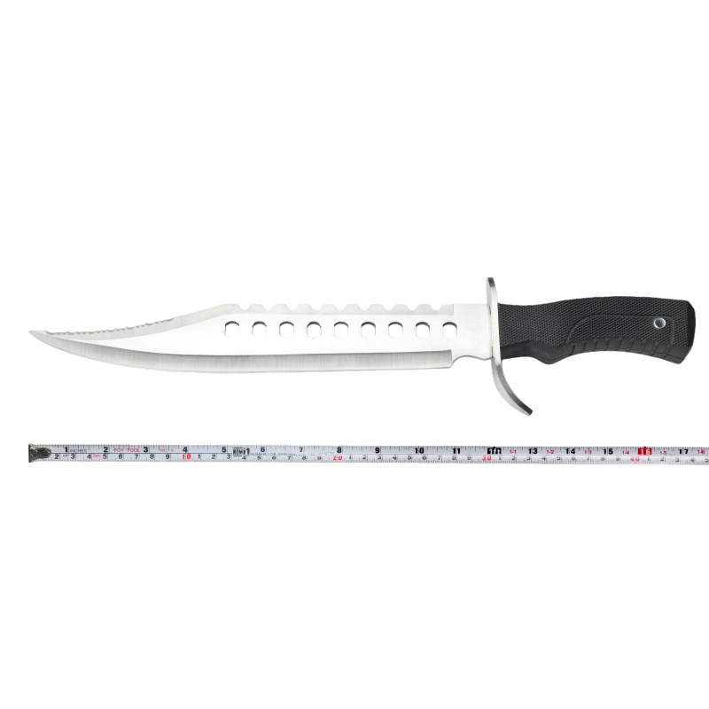 Practical outdoor rescue knife, survival hunting and camping knife, straight blade. - 图片 2