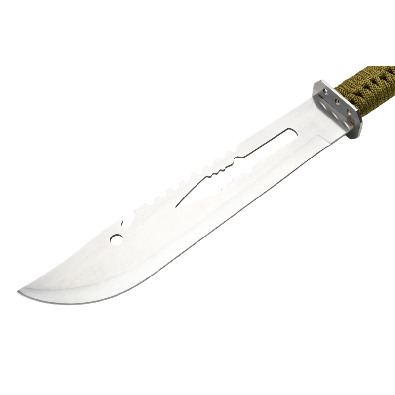 Practical outdoor rescue knife, survival hunting and camping knife, straight blade. - 图片 4