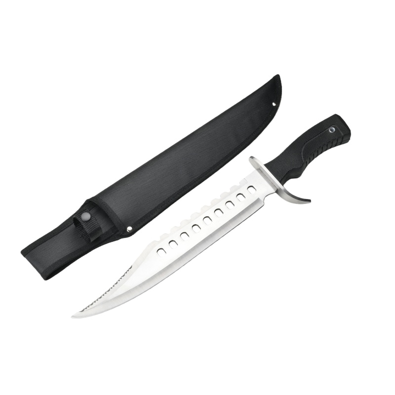 Practical outdoor rescue knife, survival hunting and camping knife, straight blade. - 图片 3