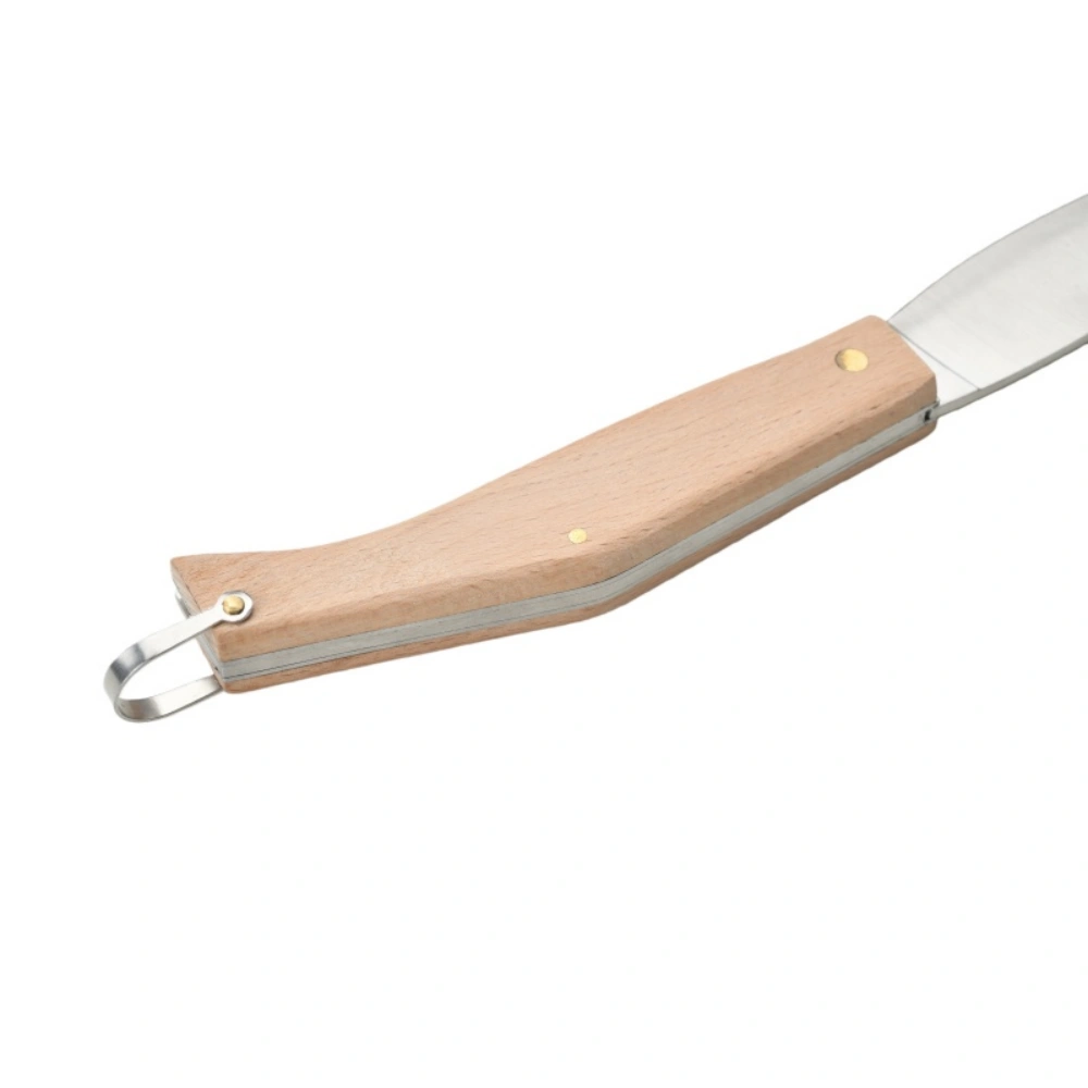 Multi-functional wooden handle knife, portable folding knife, hunting and camping knife, professional pocket knife - 图片 4