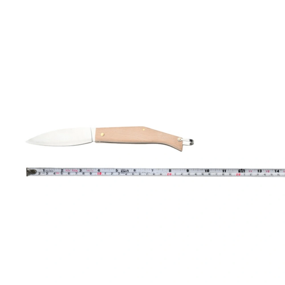 Multi-functional wooden handle knife, portable folding knife, hunting and camping knife, professional pocket knife - 图片 6