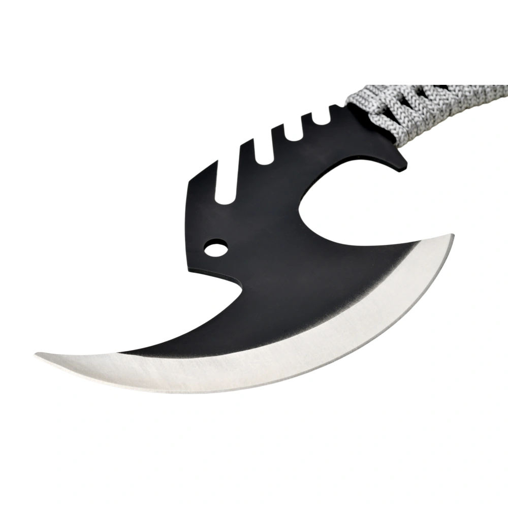 Hollowed-out outdoor axe with rope handle - Image 4